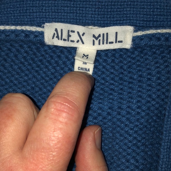 Alex Mill “Emma” Cardigan in Aegean Blue, Size Medium. - Picture 9 of 11